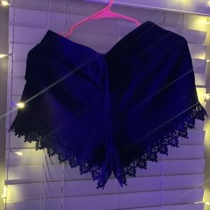 Navy blue shorts